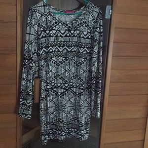 Little black and white dress